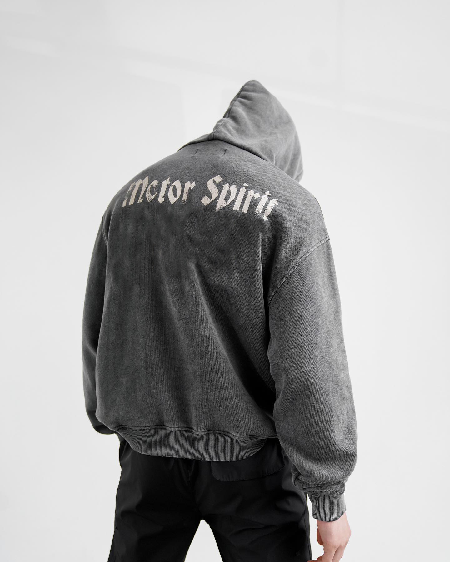Men's Zip Hoodie With Pocket Custom Logo Tag