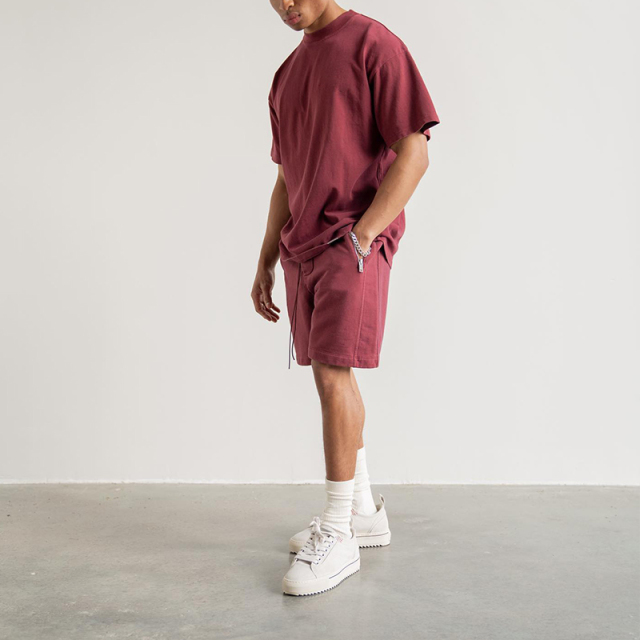 Padded men's and women's solid colour sweatshirt hoodie set