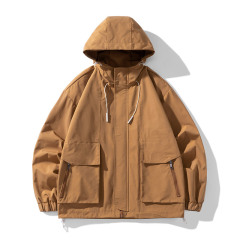 New Men's Jacket Workwear Coat Standing Collar Men's Punching Coat