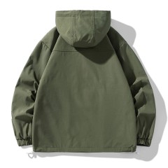 New Men's Jacket Workwear Coat Standing Collar Men's Punching Coat