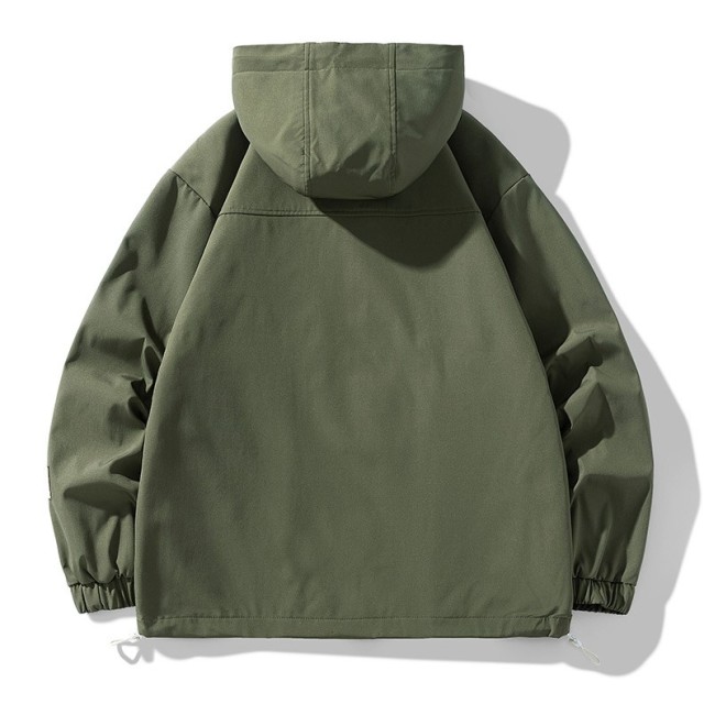 New Men's Jacket Workwear Coat Standing Collar Men's Punching Coat