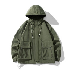 New Men's Jacket Workwear Coat Standing Collar Men's Punching Coat