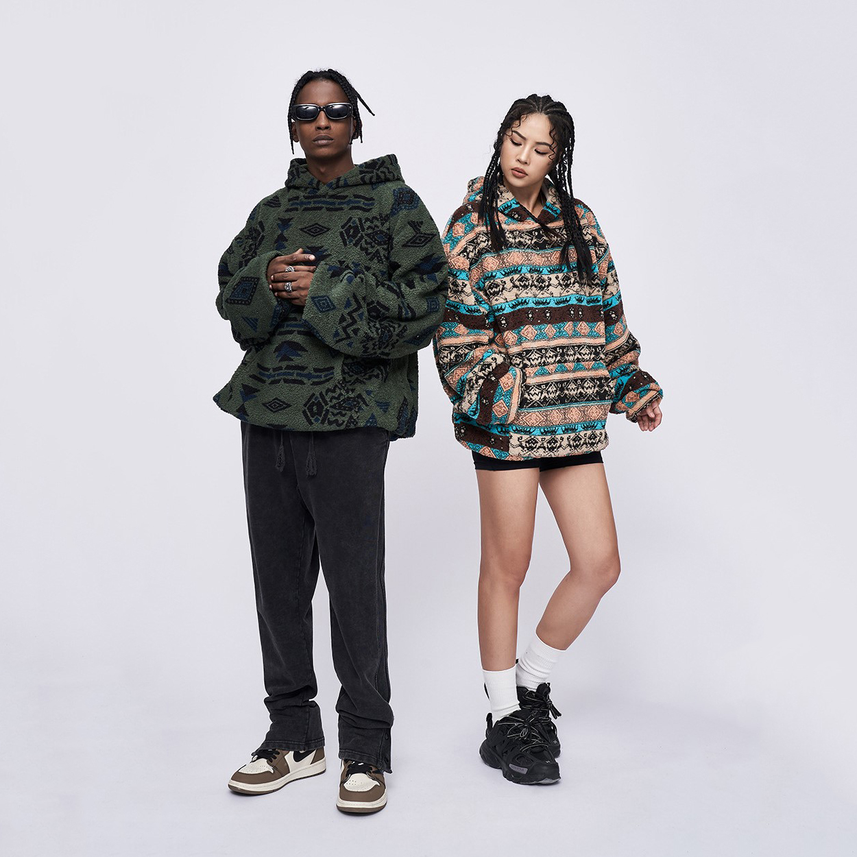 Lanwo New Hip Hop Streetwear Unisex Tapestry Hoodie