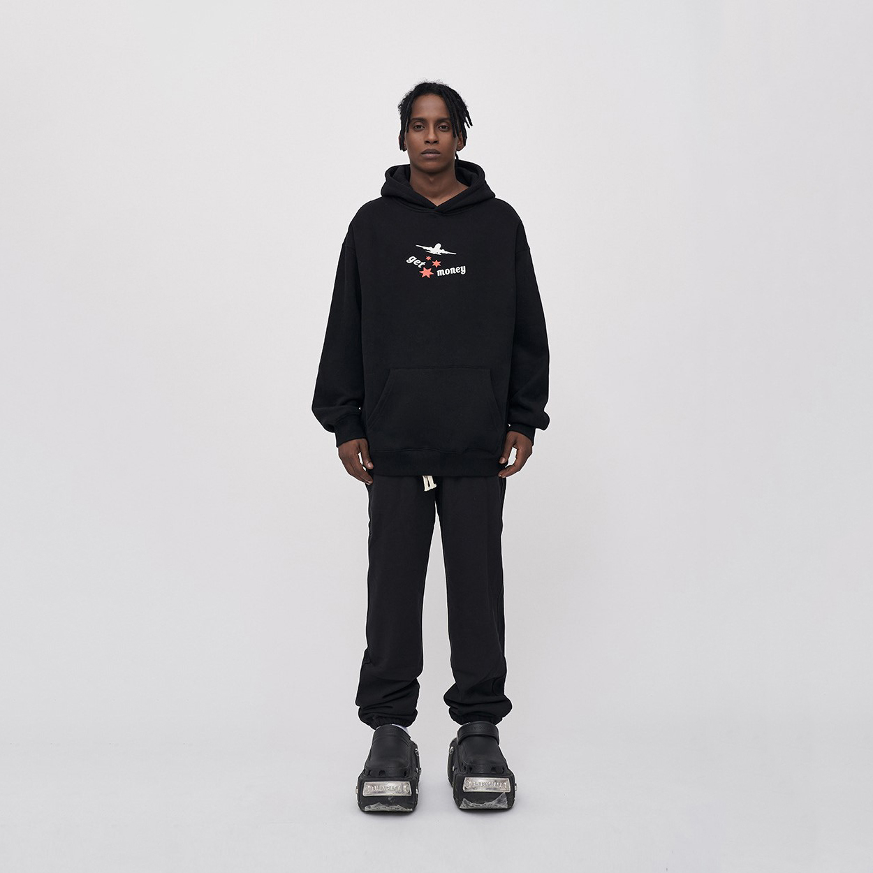 LANWO custom streetwear french terry pullover hoodie printing heavy weight 400 gsm hoodie unisex