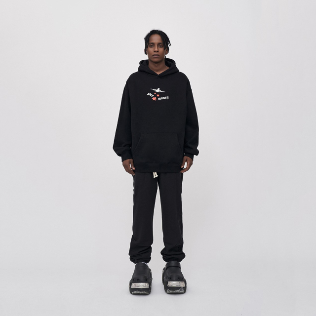 LANWO custom streetwear french terry pullover hoodie printing heavy weight 400 gsm hoodie unisex