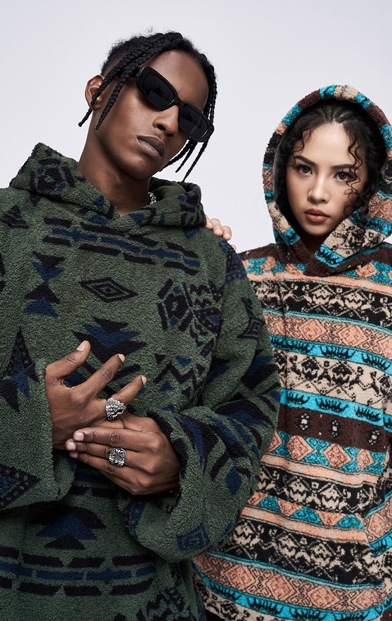 Lanwo New Hip Hop Streetwear Unisex Tapestry Hoodie