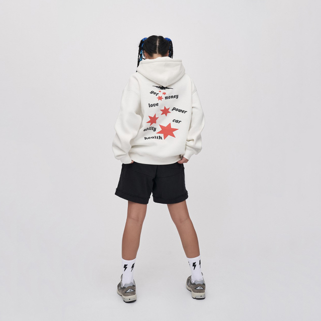 LANWO custom streetwear french terry pullover hoodie printing heavy weight 400 gsm hoodie unisex