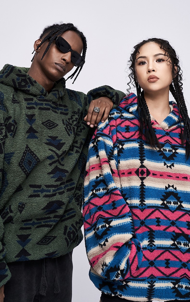 Lanwo New Hip Hop Streetwear Unisex Tapestry Hoodie