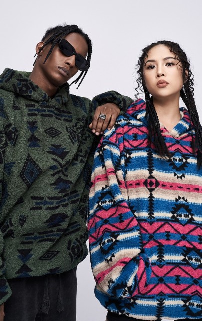 Lanwo New Hip Hop Streetwear Unisex Tapestry Hoodie