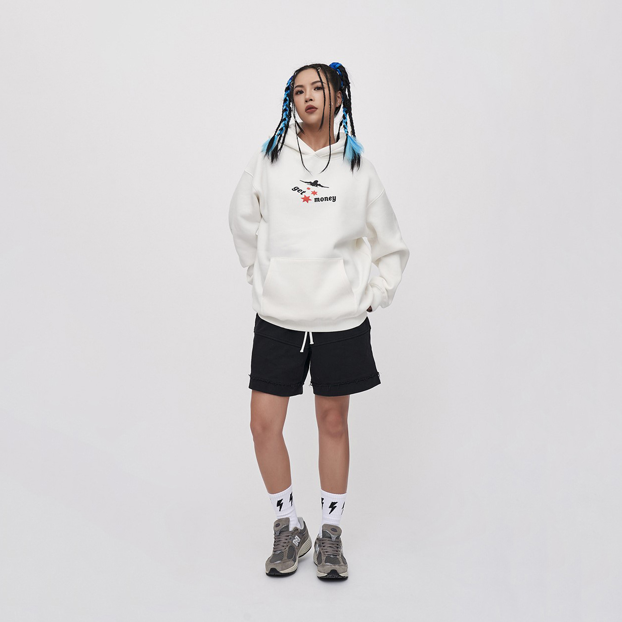 LANWO custom streetwear french terry pullover hoodie printing heavy weight 400 gsm hoodie unisex