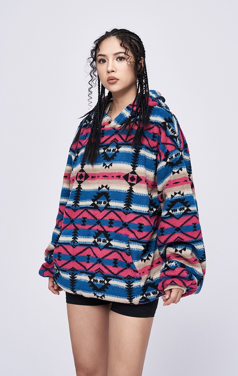 Lanwo New Hip Hop Streetwear Unisex Tapestry Hoodie