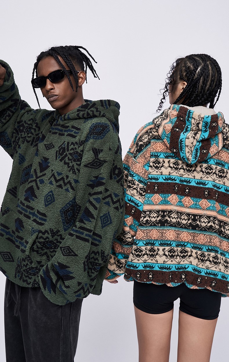 Lanwo New Hip Hop Streetwear Unisex Tapestry Hoodie