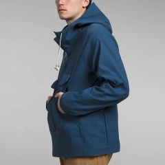 Custom Logo Manufacturer Oversize Outdoor Packable Reversible Upf 40+ 1/4 Zip Water Resistant Rain Softshell Jacket For Men