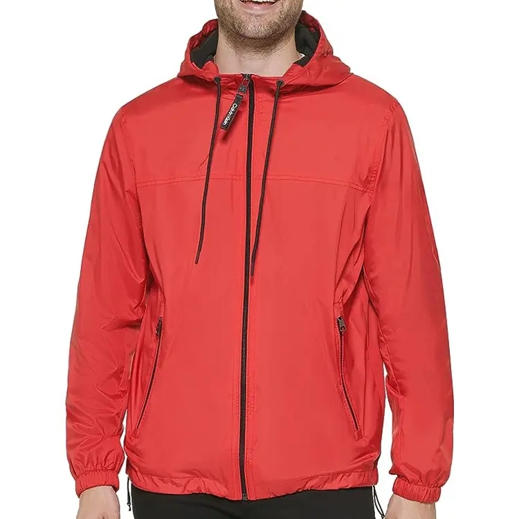 Outdoor Wear Custom Design High Quality Blank Breathable Sustainable Polyester Cotton Men Jacket