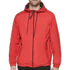 Outdoor Wear Custom Design High Quality Blank Breathable Sustainable Polyester Cotton Men Jacket