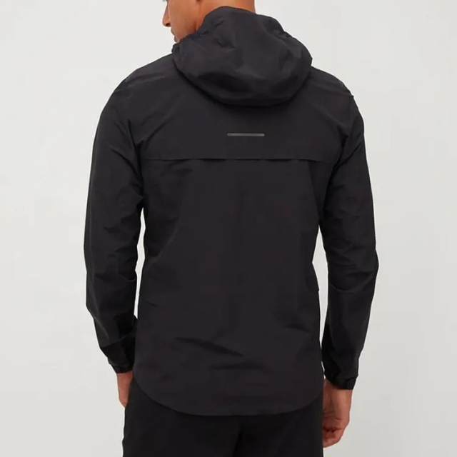 Oem Men's Custom Logo Full Zip Up Nylon Polyester Woven Outdoor Sport Softshell Windbreaker Jacket For Men