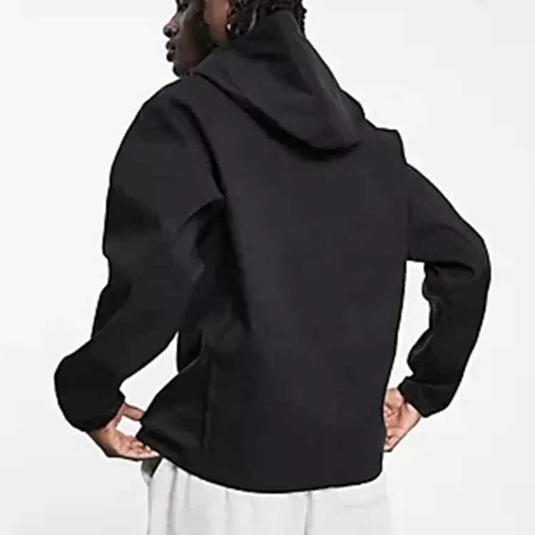 Men's Custom Printing Logo Outdoor 1/4 Zip Mesh Lining Nylon Polyester Waterproof Flight Bomber Windbreaker Cargo Jacket For Men