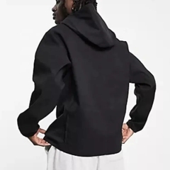 Men's Custom Printing Logo Outdoor 1/4 Zip Mesh Lining Nylon Polyester Waterproof Flight Bomber Windbreaker Cargo Jacket For Men