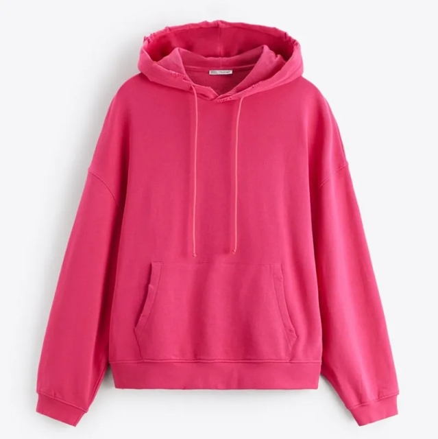 Custom Logo Men's Pouch Pocket Streetwear Hoodies Cotton French Terry Vintage Washed Distressed Ripped Hoodie For Men