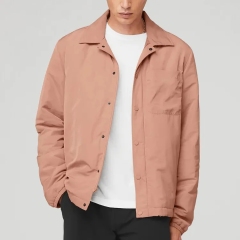 Autumn Winter Men's Custom Logo Zip Up Snaps College Letterman Baseball Nylon Polyester Vintage Flight Bomber Jacket For Men