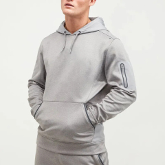 Wholesale Custom Logo Mens Black Fashion Long Sleeve Pullover Cotton Hoodie Quantity Print Oem Customized