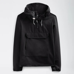 Custom Logo Manufacturer Oversize Outdoor Packable Reversible Upf 40+ 1/4 Zip Water Resistant Rain Softshell Jacket For Men