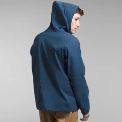 Custom Logo Manufacturer Oversize Outdoor Packable Reversible Upf 40+ 1/4 Zip Water Resistant Rain Softshell Jacket For Men