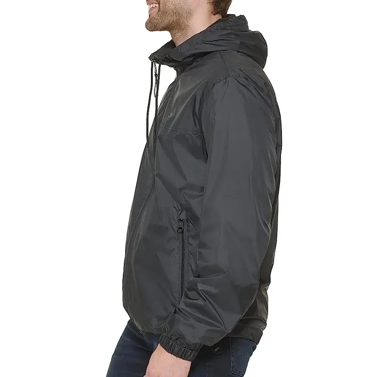 Outdoor Wear Custom Design High Quality Blank Breathable Sustainable Polyester Cotton Men Jacket