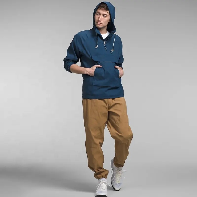 Custom Logo Manufacturer Oversize Outdoor Packable Reversible Upf 40+ 1/4 Zip Water Resistant Rain Softshell Jacket For Men