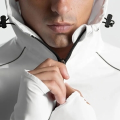 Wholesale Custom Full Zip Up Men Jacket Lightweight Sports Jacket