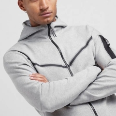 Men's Custom Logo Men Polyester Cotton Tech Fleece Tracksuit Hoodie Shorts Sets Two Pieces Jogging Tracksuit Men Sweat Suits