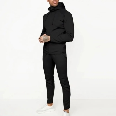 Men's Embroidery Polyester Jogger Sweatsuit Two Piece Set Plus Size Tech Fleece Hoodie Unbranded Full Zip Up Tracksuit For Men