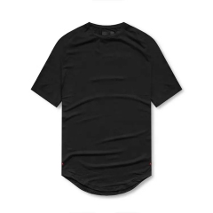 Wholesale Plain Printing Logo T-shirt Custom Brand Cotton Tee Athletic Fit Men Sports Tshirt