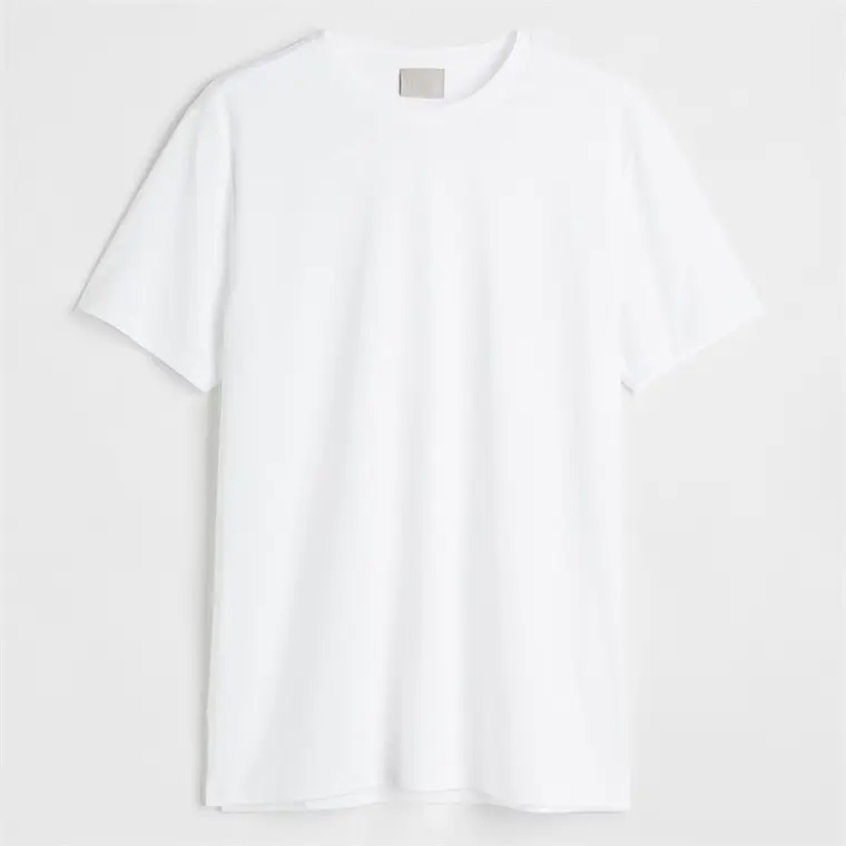 Custom Logo Cotton Fashion Design Solid Slim Fit Sport T-shirt For Men