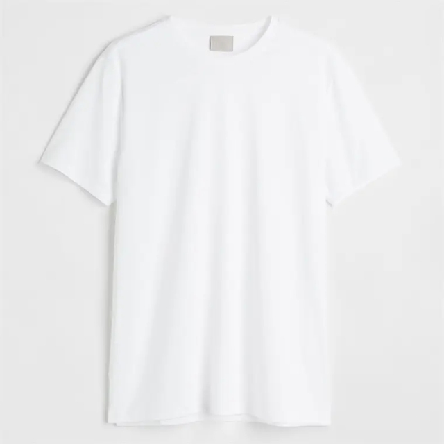 Custom Logo Cotton Fashion Design Solid Slim Fit Sport T-shirt For Men