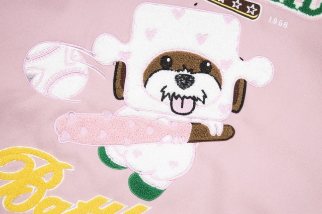 Autumn hip-hop personality loose and versatile retro towel embroidered cartoon baseball uniform for men and women