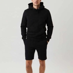 Custom Sportswear Tech Fleece Unbranded Tracksuit Hoodie And Shorts Two Pieces Sets Men Tracksuit