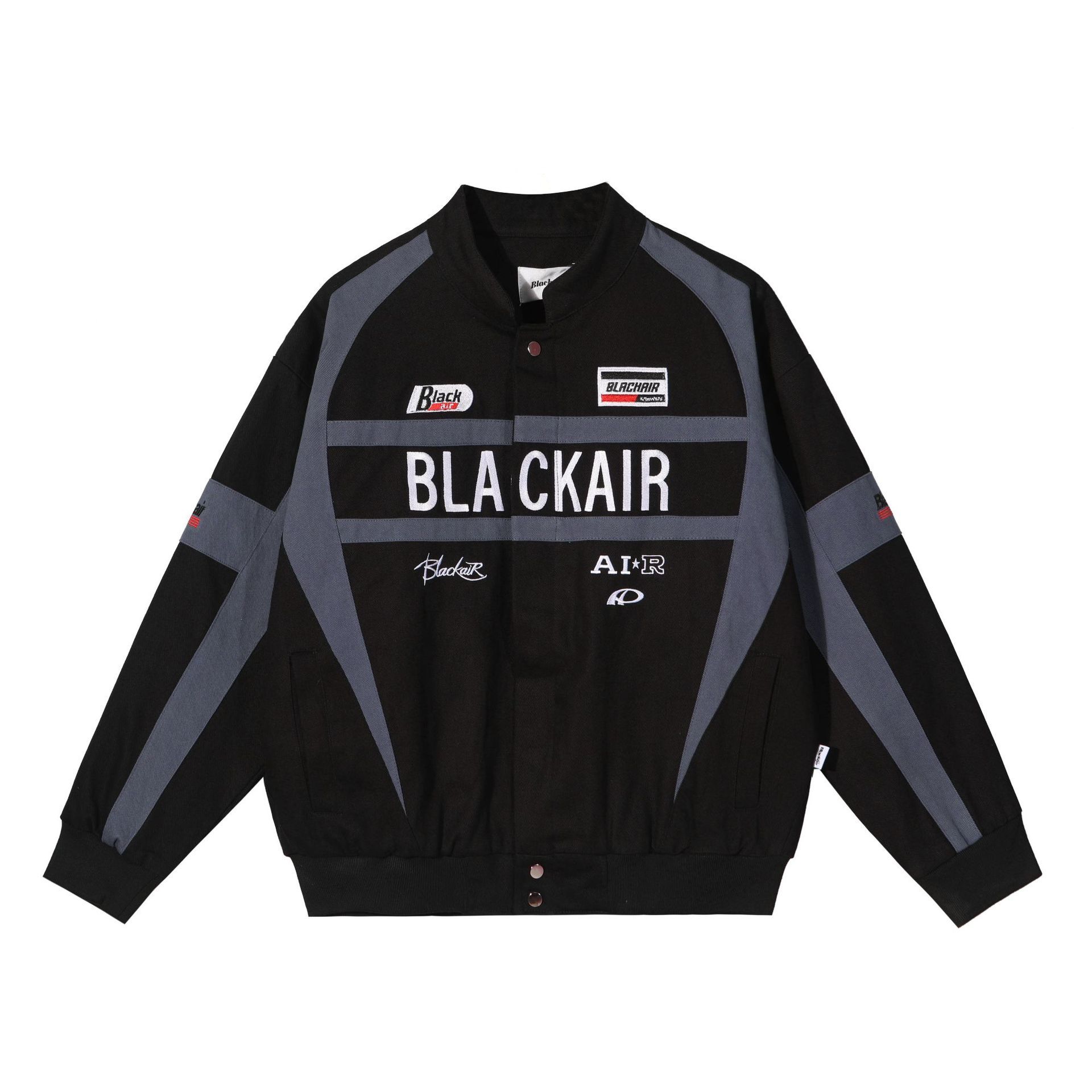 Colorblock baseball jacket for men and women loose winter warm cotton jacket