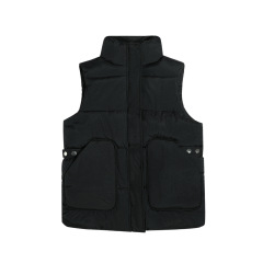 Autumn and winter down cotton vest loose vest outer vest coat sleeveless vest
