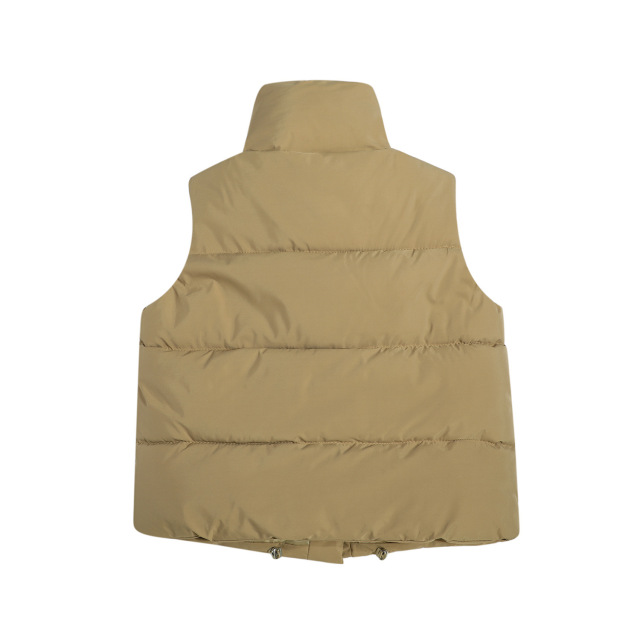 New popular autumn and winter waistcoat loose outer wear down cotton vest jacket