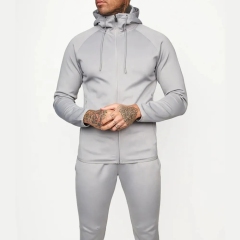 Men's Embroidery Polyester Jogger Sweatsuit Two Piece Set Plus Size Tech Fleece Hoodie Unbranded Full Zip Up Tracksuit For Men