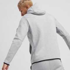 Men's Custom Logo Men Polyester Cotton Tech Fleece Tracksuit Hoodie Shorts Sets Two Pieces Jogging Tracksuit Men Sweat Suits