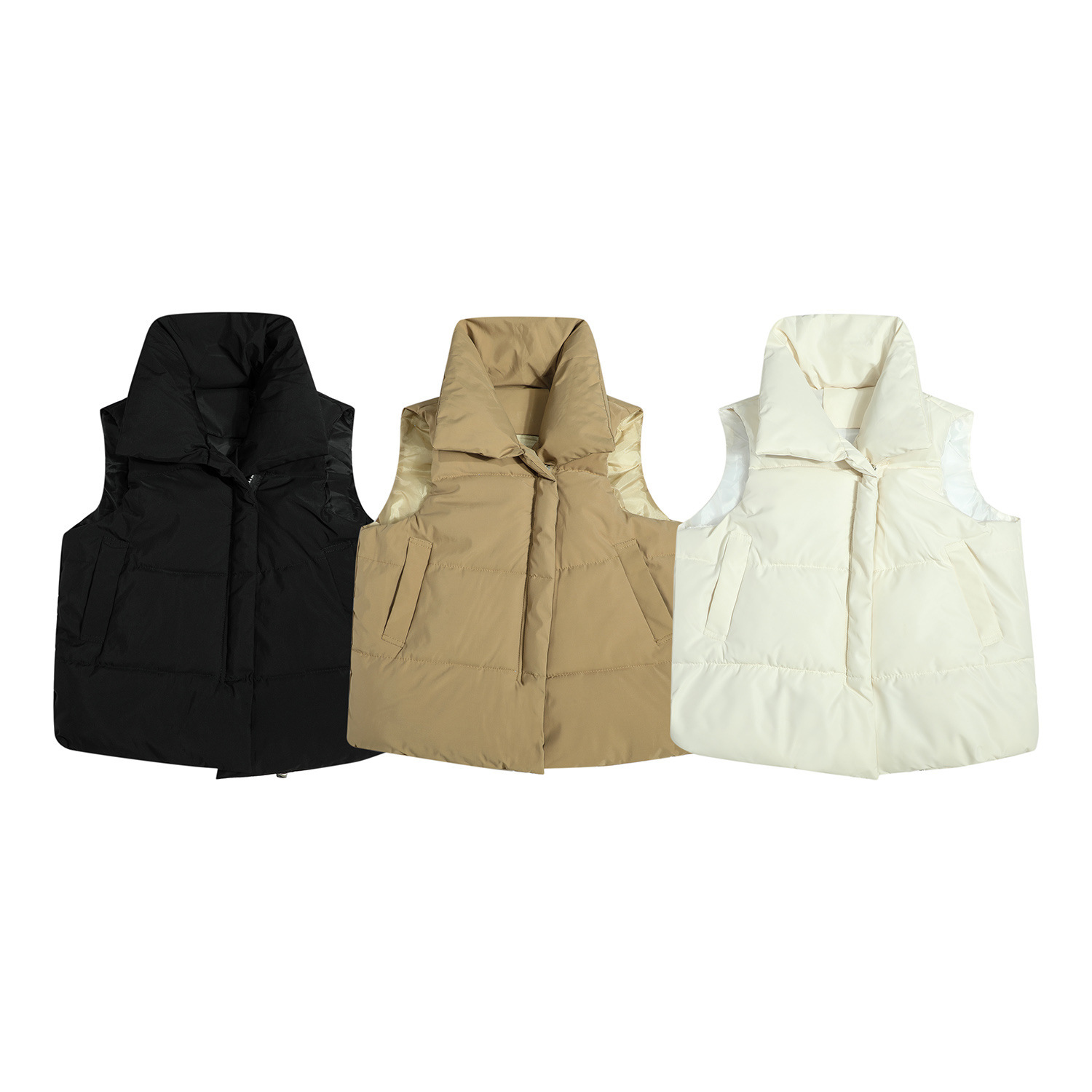 New popular autumn and winter waistcoat loose outer wear down cotton vest jacket