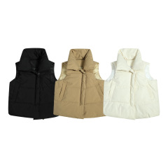 New popular autumn and winter waistcoat loose outer wear down cotton vest jacket