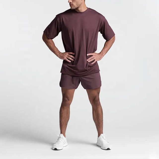 Wholesale Plain Printing Logo T-shirt Custom Brand Cotton Tee Men Oversize Sports Tshirt