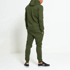 Custom Full Zip Up Tech Fleece Hoodie And Jogger Two Piece Sets Jogging Suits Men Tracksuit