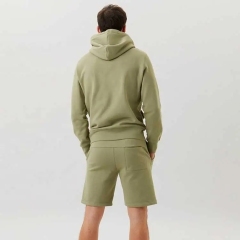 Custom Sportswear Tech Fleece Unbranded Tracksuit Hoodie And Shorts Two Pieces Sets Men Tracksuit