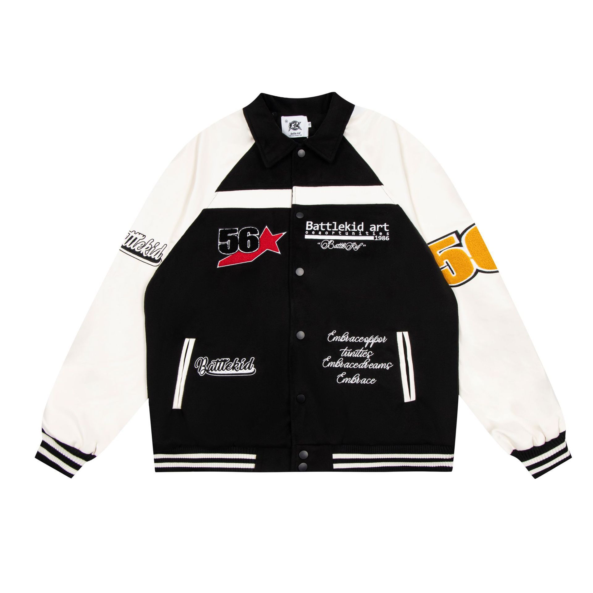 West coast hiphop street cardigan jacket casual loose baseball uniform