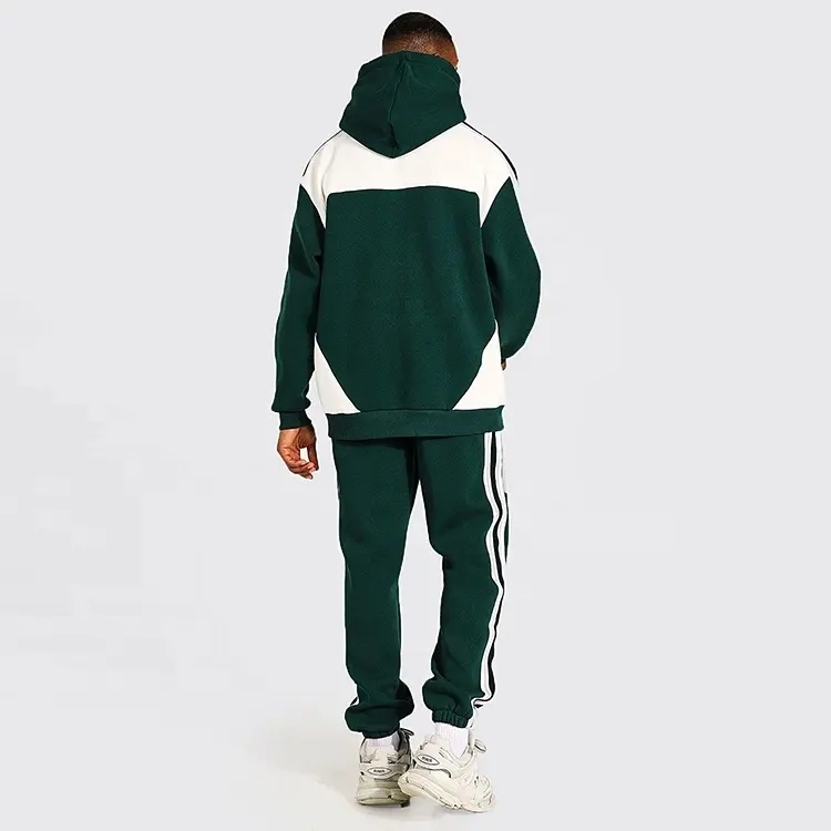 Custom Tech Fleece Sweatsuit Multi-color 2-piece Set Sport Training Tracksuit For Men
