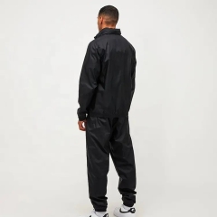 Oem Men's Custom Brand Zip Up Jacket Track Suits Quick Drying 4 Way Stretch Sports Jogging Suit Woven Tracksuit For Men